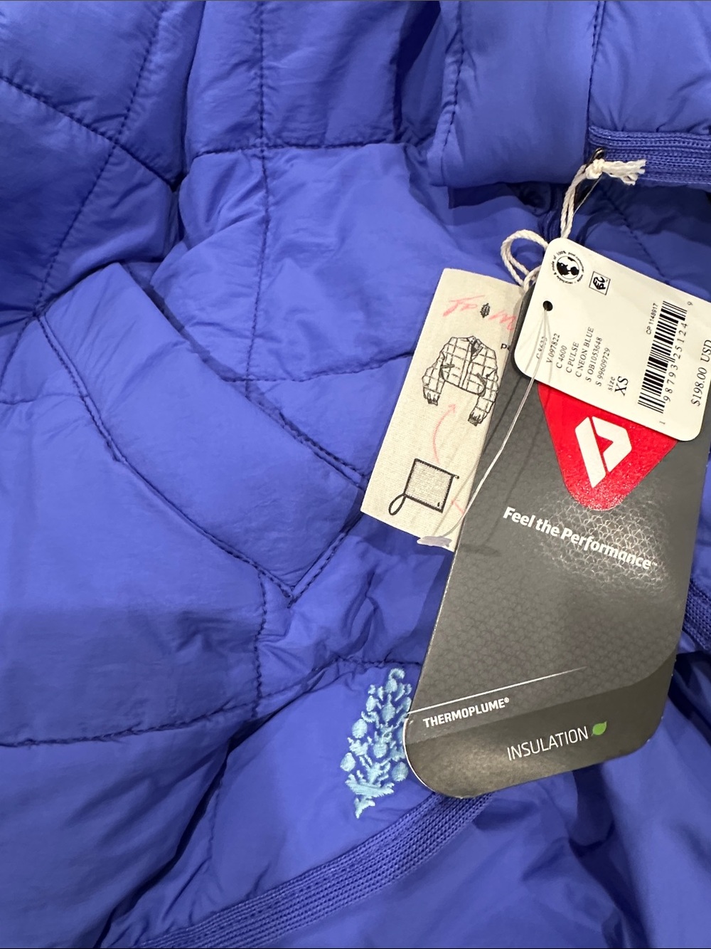 Free People Pippa Packable Puffer Quilted Jacket in Pulse - Picture 3 of 3
